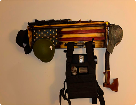 Tactical Gear Rack