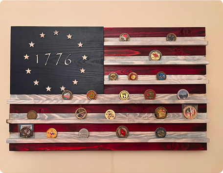Challenge Coin Flags
